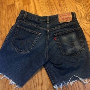 Vintage cutoff Levi shorts
